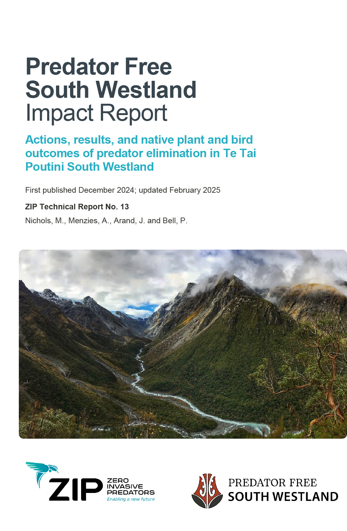ZIP Technical Report No. 13 - PFSW Impact Report – AMENDED FINAL-1